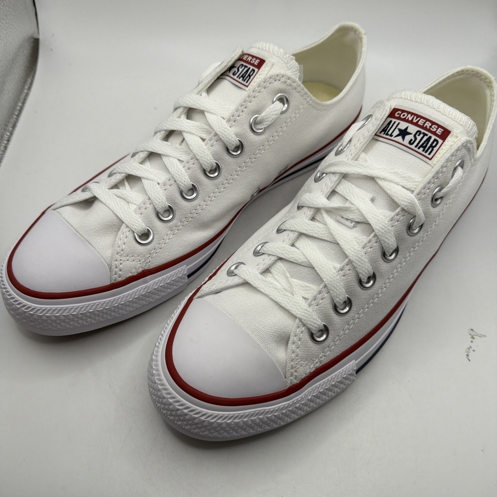 Converse Unisex All Star Optical White‎ Sneaker  Size 8.5 Men's 10.5. New - Picture 4 of 13